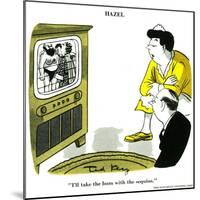 Hazel Cartoon-Ted Key-Mounted Giclee Print