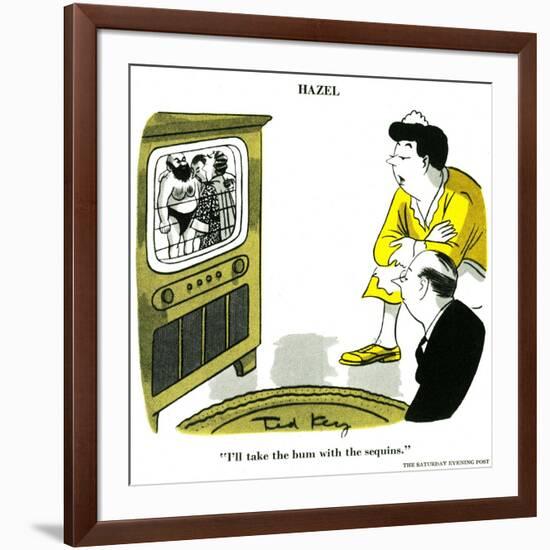 Hazel Cartoon-Ted Key-Framed Giclee Print