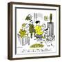 Hazel Cartoon-Ted Key-Framed Giclee Print