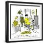 Hazel Cartoon-Ted Key-Framed Giclee Print