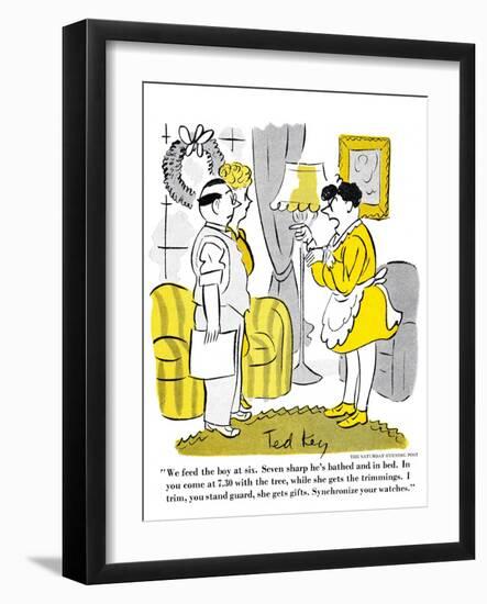 Hazel Cartoon-Ted Key-Framed Giclee Print