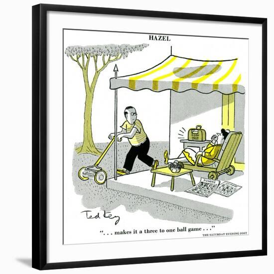 Hazel Cartoon-Ted Key-Framed Giclee Print