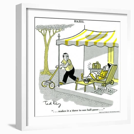 Hazel Cartoon-Ted Key-Framed Giclee Print