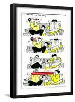 Hazel Cartoon-Ted Key-Framed Giclee Print