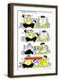 Hazel Cartoon-Ted Key-Framed Premium Giclee Print