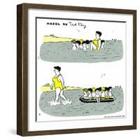 Hazel Cartoon-Ted Key-Framed Giclee Print