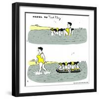 Hazel Cartoon-Ted Key-Framed Giclee Print