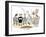 Hazel Cartoon-Ted Key-Framed Giclee Print