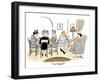 Hazel Cartoon-Ted Key-Framed Giclee Print