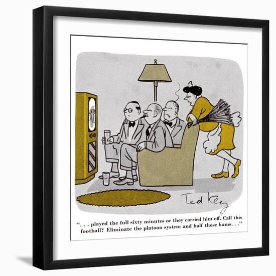 Hazel Cartoon-Ted Key-Framed Giclee Print