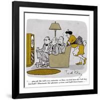 Hazel Cartoon-Ted Key-Framed Giclee Print