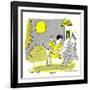 Hazel Cartoon-Ted Key-Framed Giclee Print