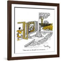 Hazel Cartoon-Ted Key-Framed Giclee Print