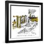 Hazel Cartoon-Ted Key-Framed Giclee Print