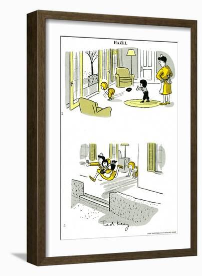 Hazel Cartoon-Ted Key-Framed Giclee Print