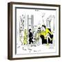 Hazel Cartoon-Ted Key-Framed Giclee Print