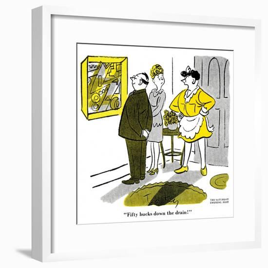 Hazel Cartoon-Ted Key-Framed Giclee Print