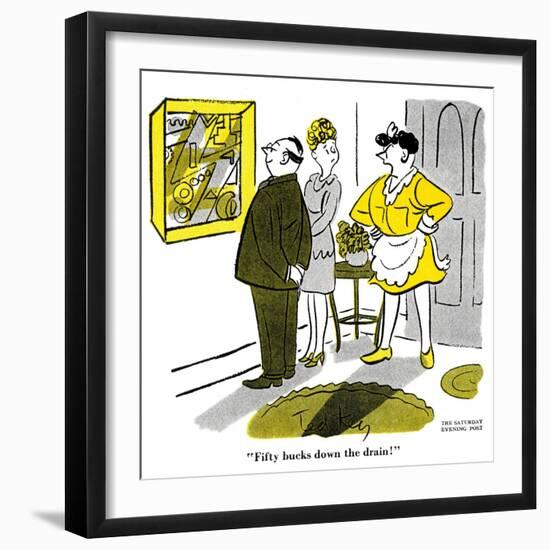 Hazel Cartoon-Ted Key-Framed Giclee Print