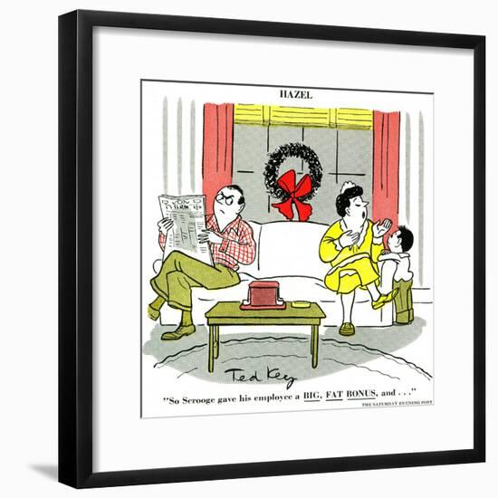 Hazel Cartoon-Ted Key-Framed Giclee Print