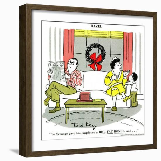 Hazel Cartoon-Ted Key-Framed Giclee Print