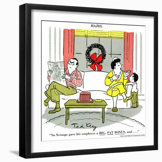 Hazel Cartoon-Ted Key-Framed Giclee Print