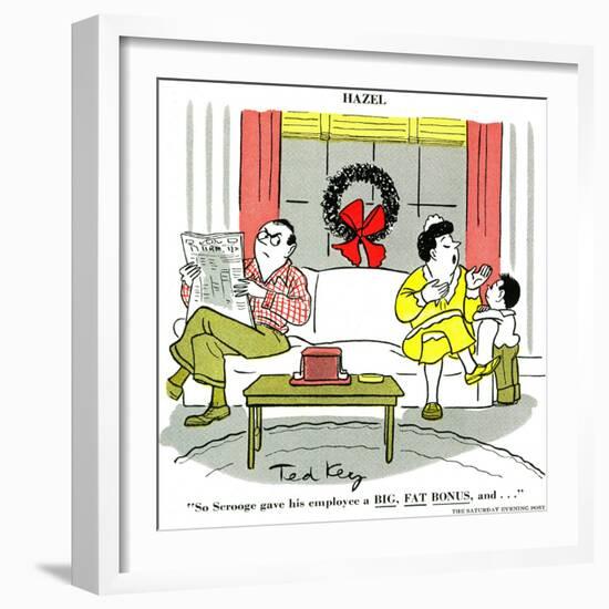 Hazel Cartoon-Ted Key-Framed Giclee Print