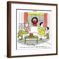 Hazel Cartoon-Ted Key-Framed Giclee Print