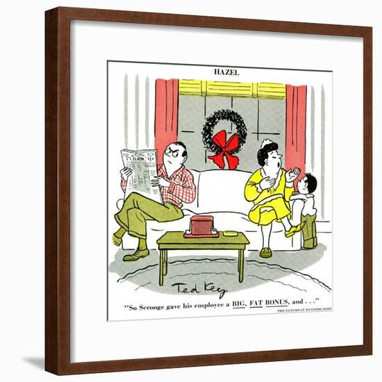 Hazel Cartoon-Ted Key-Framed Giclee Print