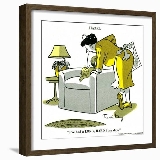 Hazel Cartoon-Ted Key-Framed Giclee Print