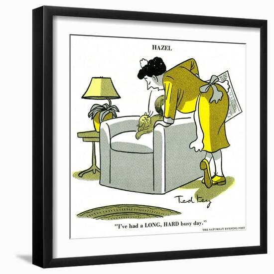 Hazel Cartoon-Ted Key-Framed Giclee Print