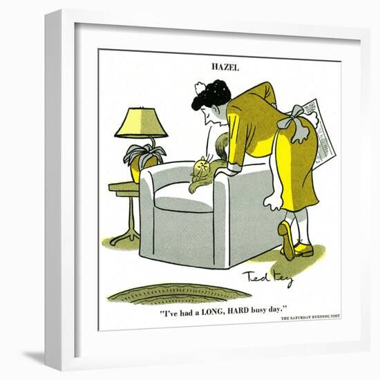 Hazel Cartoon-Ted Key-Framed Giclee Print