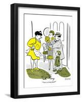 Hazel Cartoon-Ted Key-Framed Giclee Print