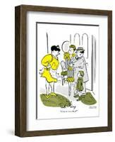 Hazel Cartoon-Ted Key-Framed Giclee Print