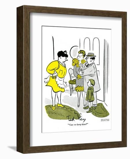 Hazel Cartoon-Ted Key-Framed Giclee Print