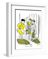 Hazel Cartoon-Ted Key-Framed Giclee Print