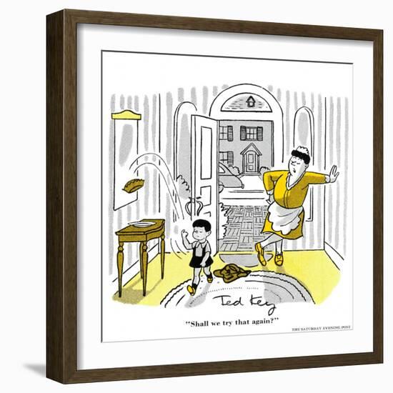 Hazel Cartoon-Ted Key-Framed Giclee Print