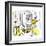 Hazel Cartoon-Ted Key-Framed Giclee Print