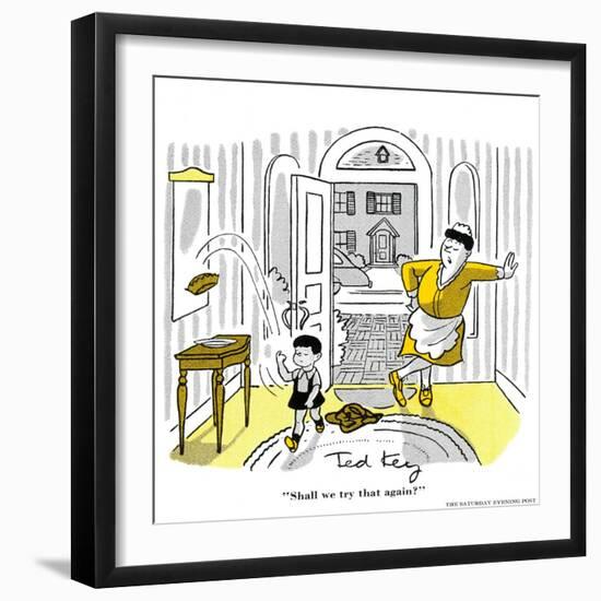 Hazel Cartoon-Ted Key-Framed Giclee Print