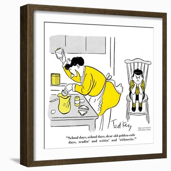 Hazel Cartoon-Ted Key-Framed Giclee Print