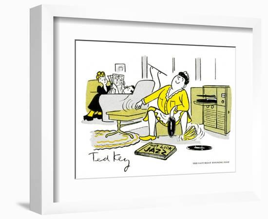 Hazel Cartoon-Ted Key-Framed Giclee Print