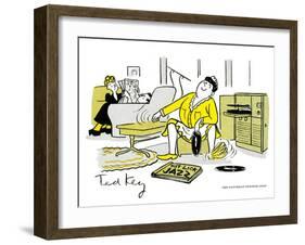 Hazel Cartoon-Ted Key-Framed Giclee Print