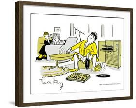 Hazel Cartoon-Ted Key-Framed Giclee Print