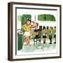 Hazel Cartoon-Ted Key-Framed Giclee Print