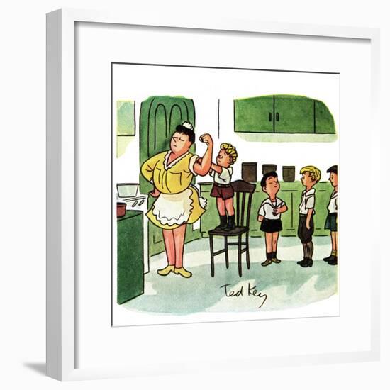 Hazel Cartoon-Ted Key-Framed Giclee Print