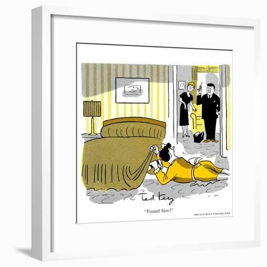 Hazel Cartoon-Ted Key-Framed Giclee Print