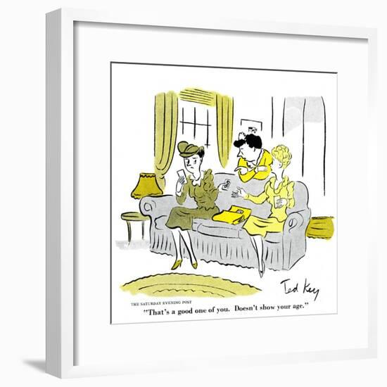 Hazel Cartoon-Ted Key-Framed Giclee Print