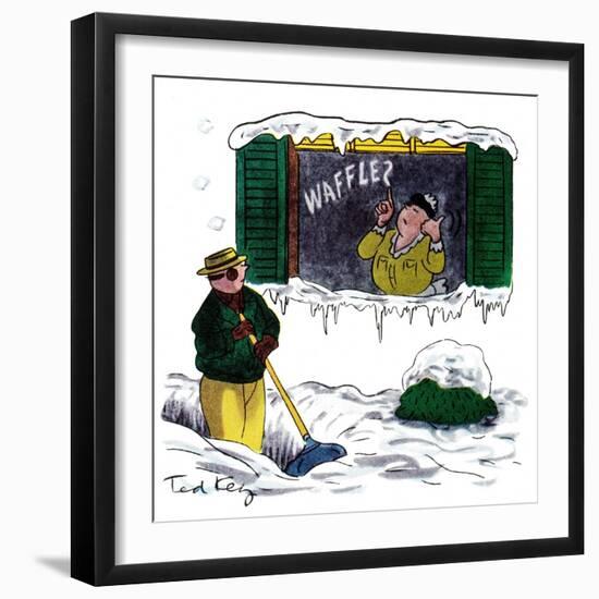 Hazel Cartoon-Ted Key-Framed Giclee Print