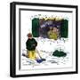 Hazel Cartoon-Ted Key-Framed Giclee Print