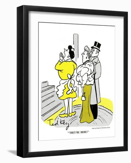 Hazel Cartoon-Ted Key-Framed Giclee Print