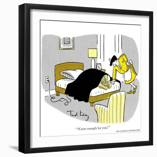 Hazel Cartoon-Ted Key-Framed Giclee Print